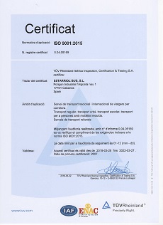Certificat ISO 9001